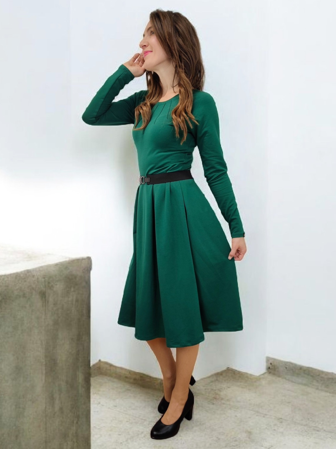 Šaty s dlouhým rukávem – komfortní střih a příjemný materiál